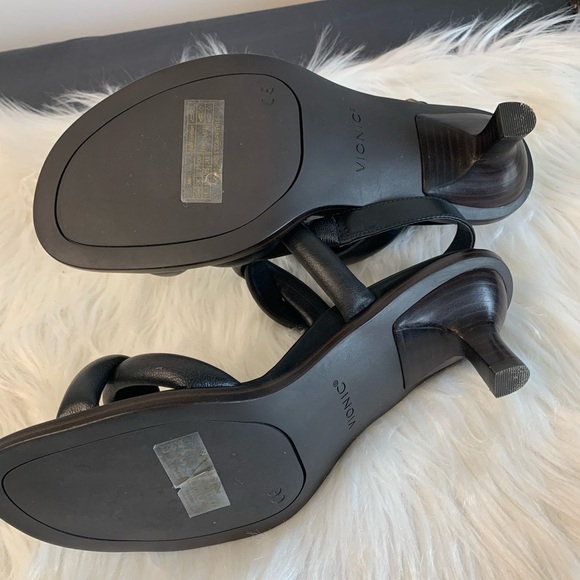 Vionic Black Sandals with Ankle Straps and Braided Design - Picture 7 of 10